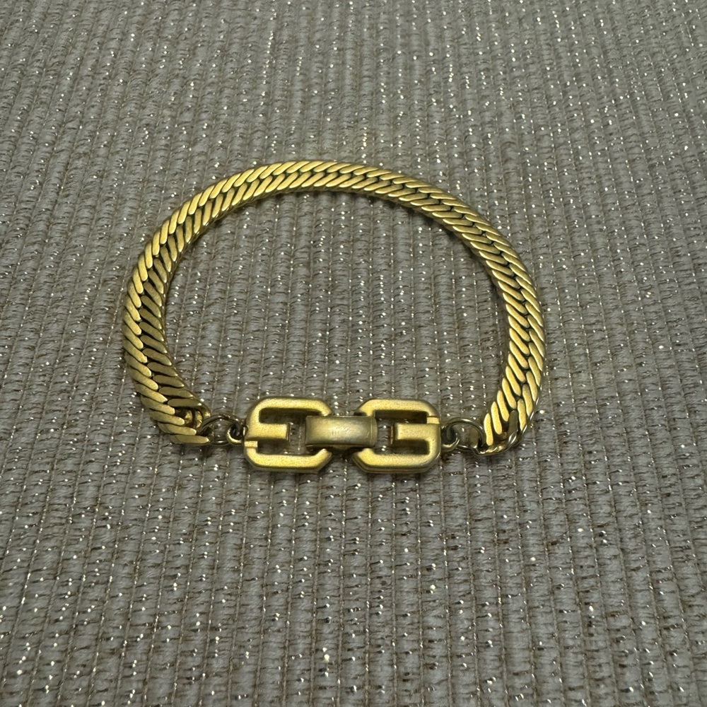 Givenchy gold tone vintage bracelet